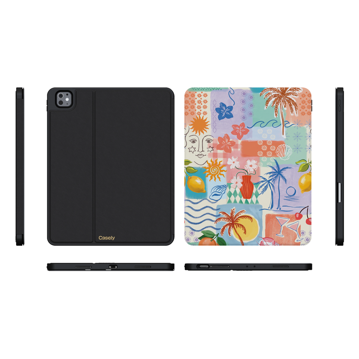 Tropical Heat | Beachy Collage iPad Case
