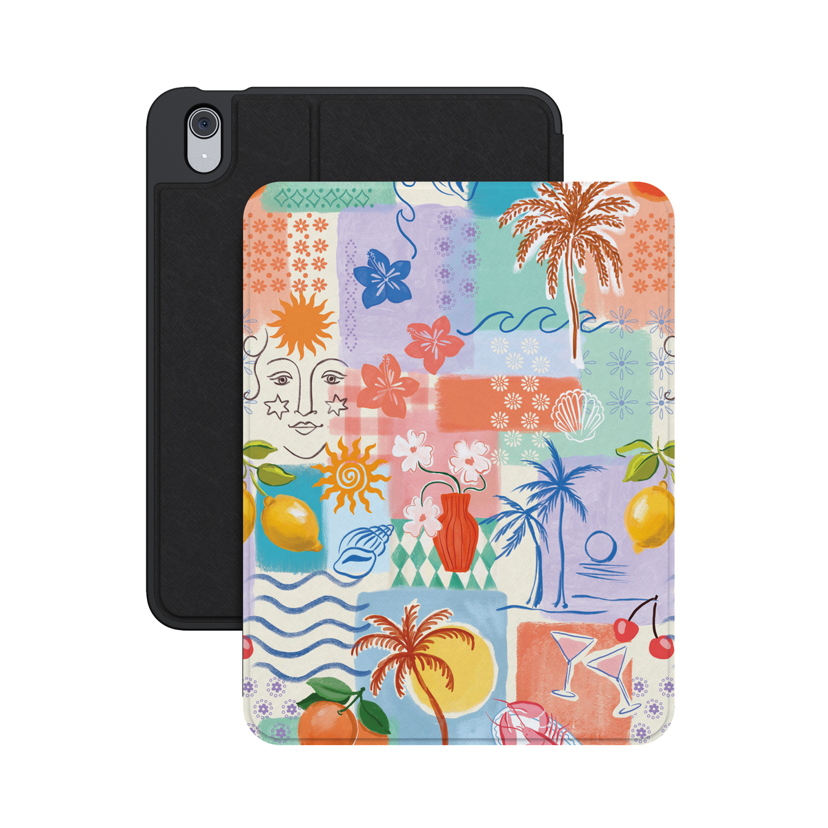 Tropical Heat | Beachy Collage iPad Case