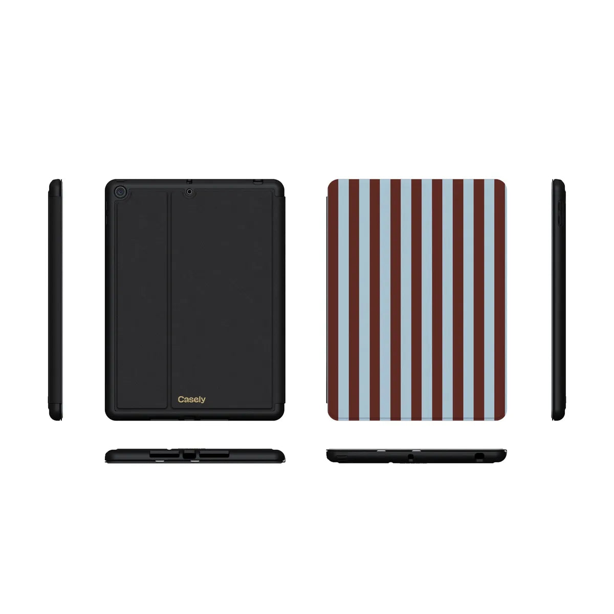 Sunday in Brooklyn | Blue Stripes iPad Case